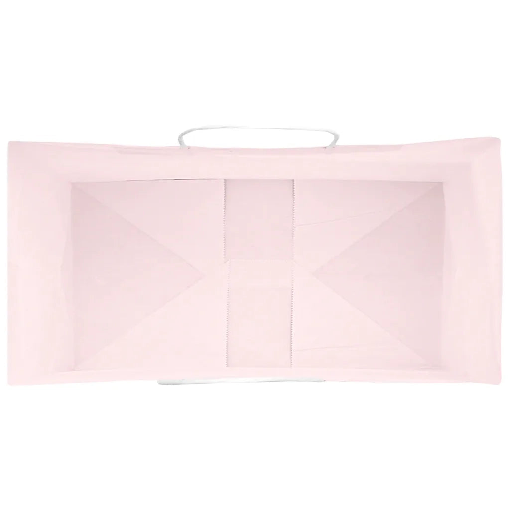 Sacchetti di Carta 250 pz con Manici Rosa 32x17x44 cm 4101678