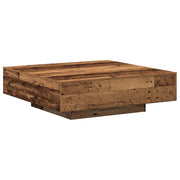 Tavolino da caffÃ¨  in legno vecchio 100x100x31 cm in legno ingegnerizzato