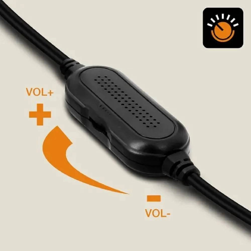 Trade Shop - Casse Altoparlanti Cablati Stereo Usb 2.0 Pc Notebook Dvd Tv Mp3 Tablet 3w A2033 -
