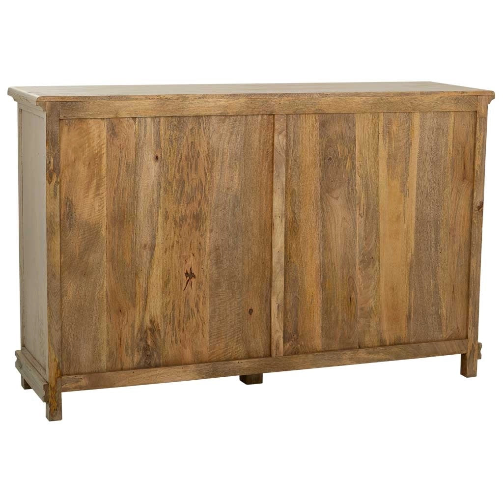 Credenza in legno beige, 160x40x100 cm