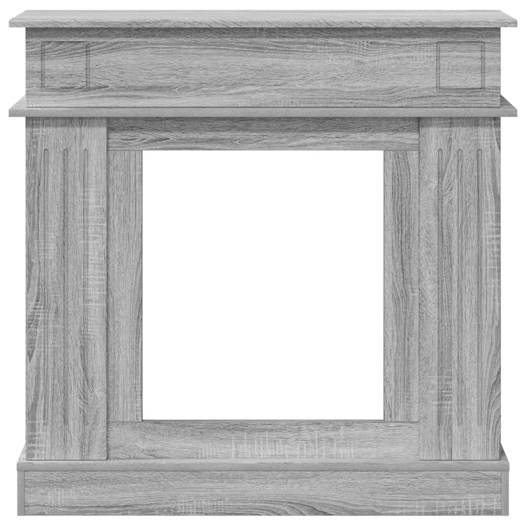 Cornice per camino Sonoma grigio 102 x 26 x 100 cm 8006648