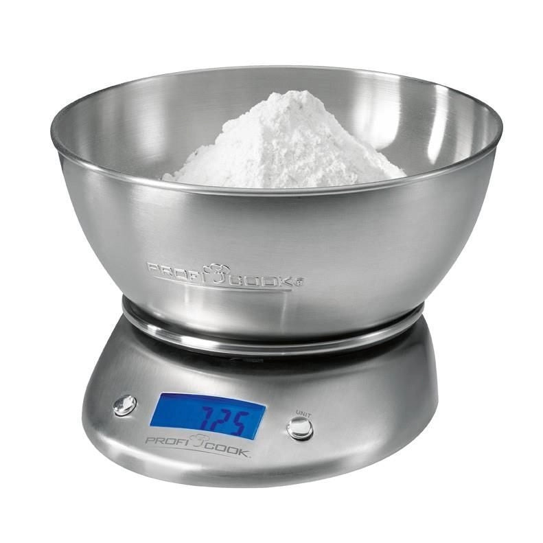 ProfiCook PC-KW 1040 Nero, Acciaio inossidabile Bilancia da cucina elettronica