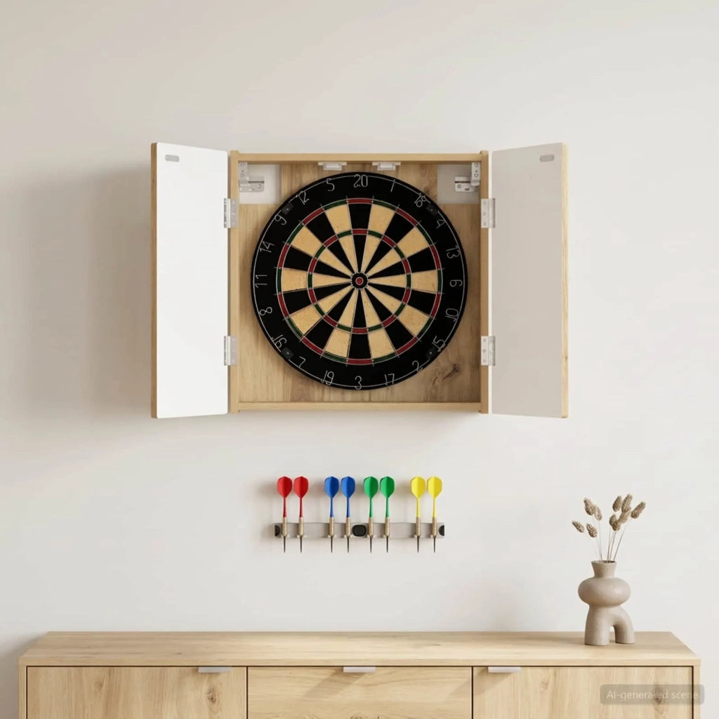 Armadio per Dartboard DELFT Rovere Artigianale 897114