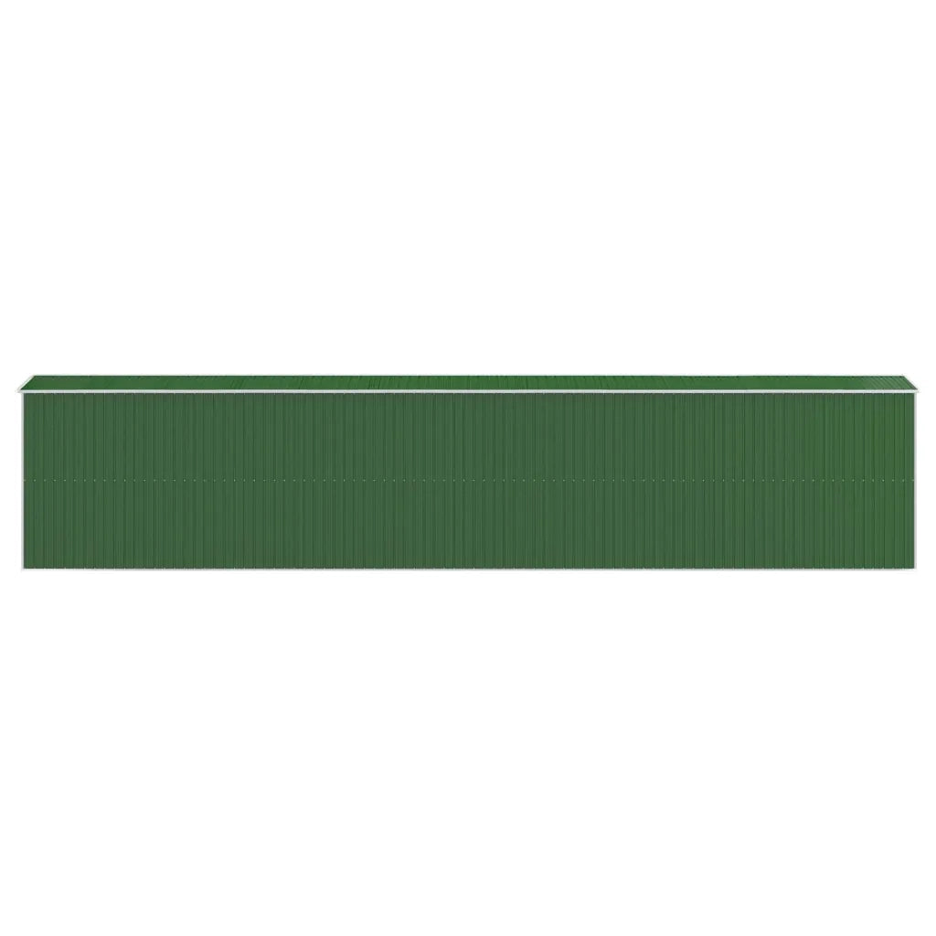 Capanno da Giardino Verde 192x1021x223 cm Acciaio Zincato 3147437