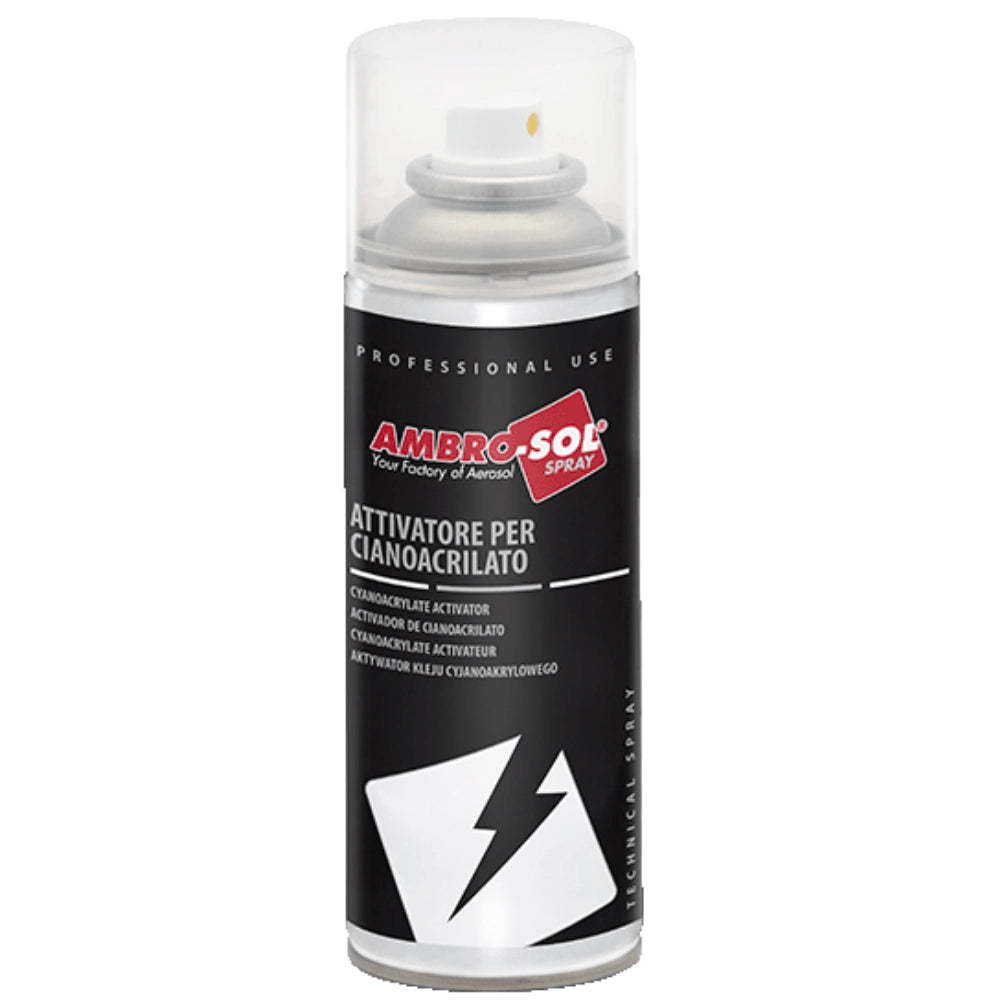 Kit incollaggio istantaneo colla 3 g con attivatore spray 200 ml e guanti