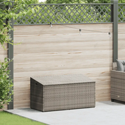 Baule da giardino grigio 110x50x58 cm in polyrattan CFW2924945