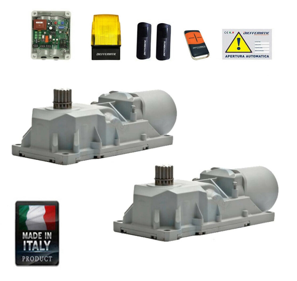 KIT MOTORIZZAZIONE PER CANCELLO BATTENTE INTERRATO ROLLER 770N 230V DFM