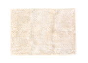 Tappeto Shaggy Bagno E Cucina Retro Antiscivolo In Microfibra Mod. Perla Crema - 40x60 - Crema