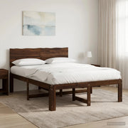 Letto matrimoniale con testiera ROSTOCK Marrone Scuro 3405443