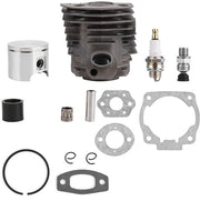Costruzione di aspiratore cilindrico 46 MM - Kit di imballaggio - Set di fissaggio motore a 2 tempi - Segatutto a catena - Assorbimento shock - Alti componenti di riserva - Kit cilindri