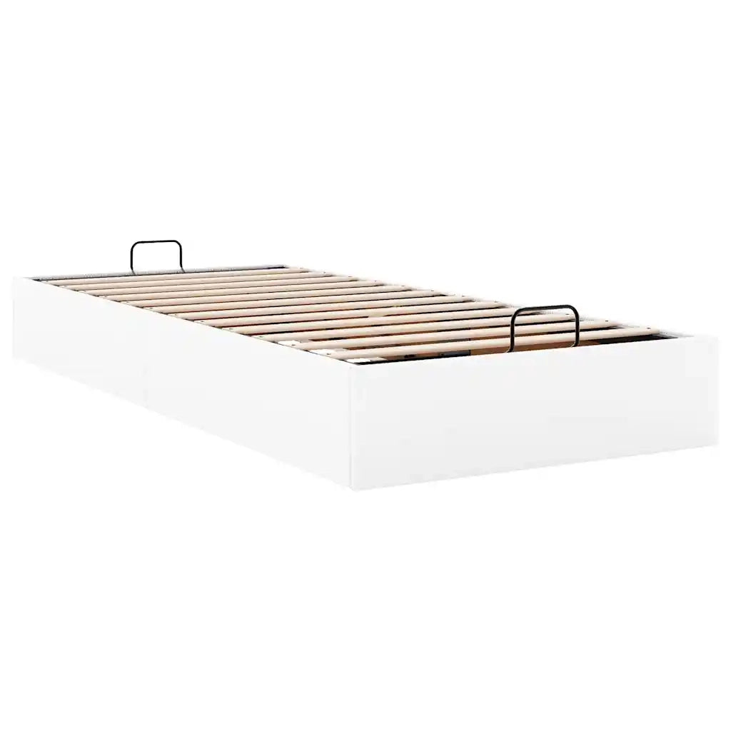 vidaXL Struttura Letto Pouf senza Materasso 90x190 cm Similpelle