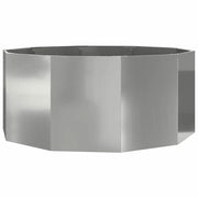 Fioriera | Cassetta per fiori | Vaso Argento 120 x 120 x 50 cm Acciaio zincato