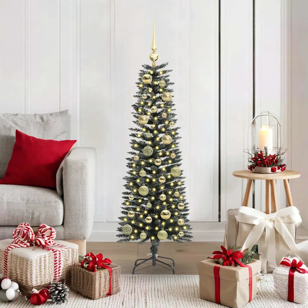 Albero di Natale artificiale con 150 LED Verde 120 cm