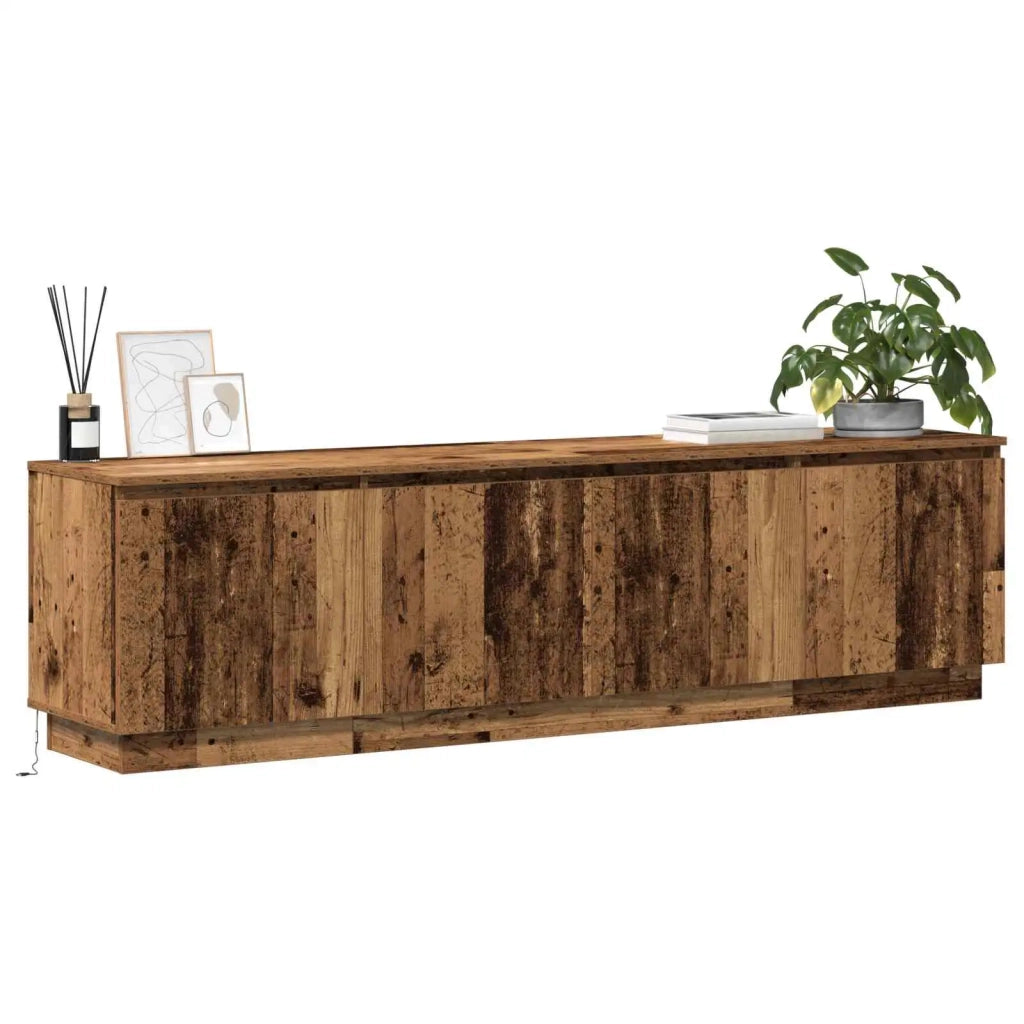 Mobile TV-Credenza per TV Legno vecchio 180 x 38 x 49 cm Legno multistrato