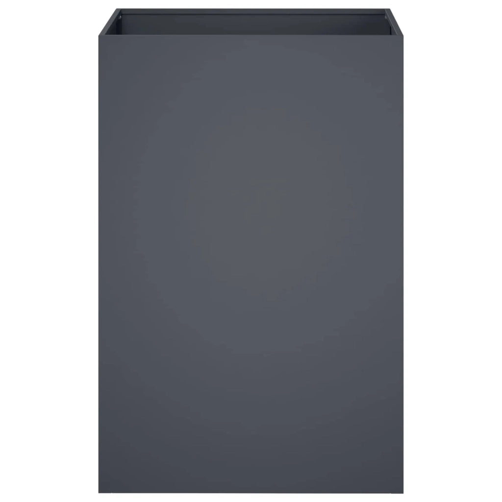 Vaso da giardino 2 pz Antracite 50 x 50 x 75 cm 8005391