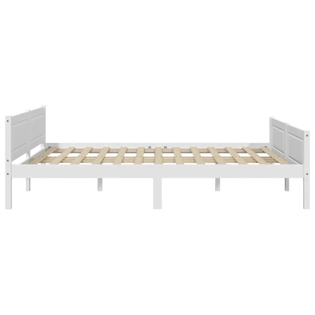 Giroletto Bianco in Legno Massello di Pino 140x200 cm cod mxl 59226