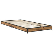 Letto singolo | Letto per adulti | Struttura del letto Legno antico 80 x 200 cm