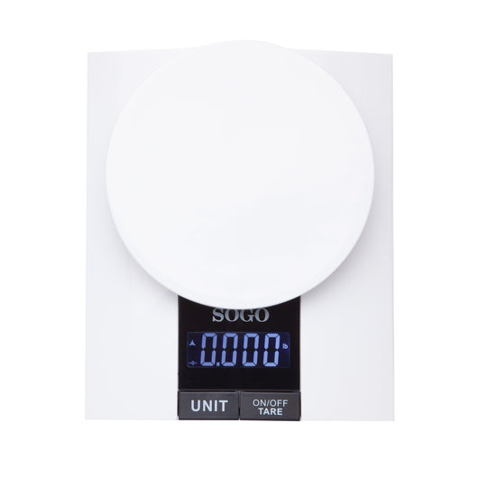 SOGO Bilancia da Cucina Elettronica 3kg con Display LED e Funzioni Zero/Tara
