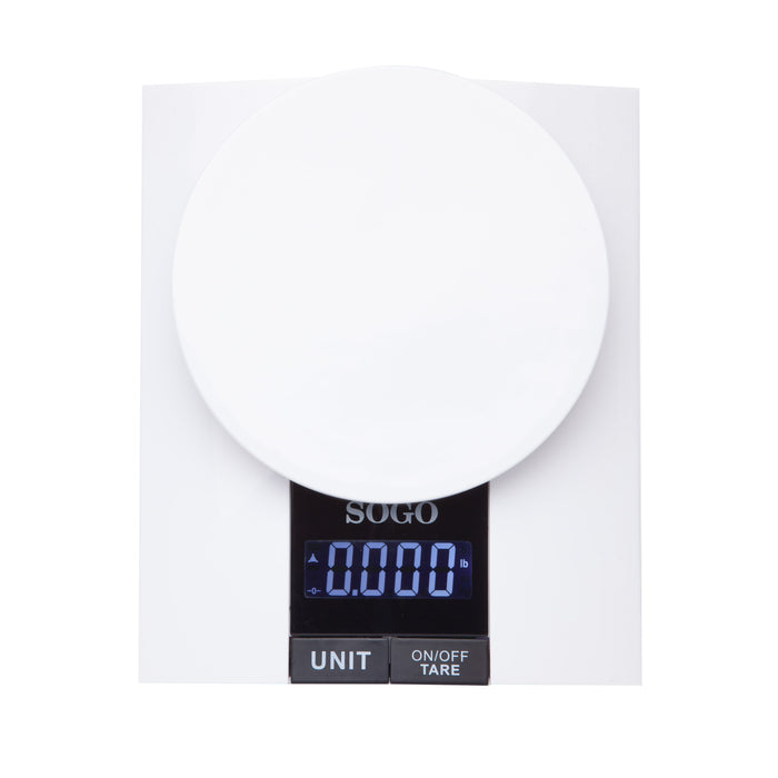 SOGO Bilancia da Cucina Elettronica 3kg con Display LED e Funzioni Zero/Tara