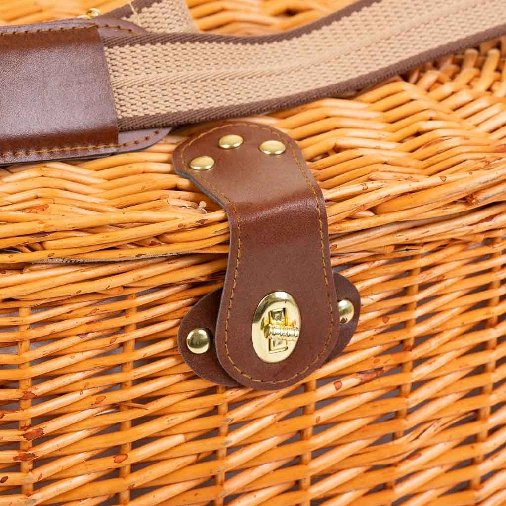 Cestino pic-nic marrone 40x28x22h