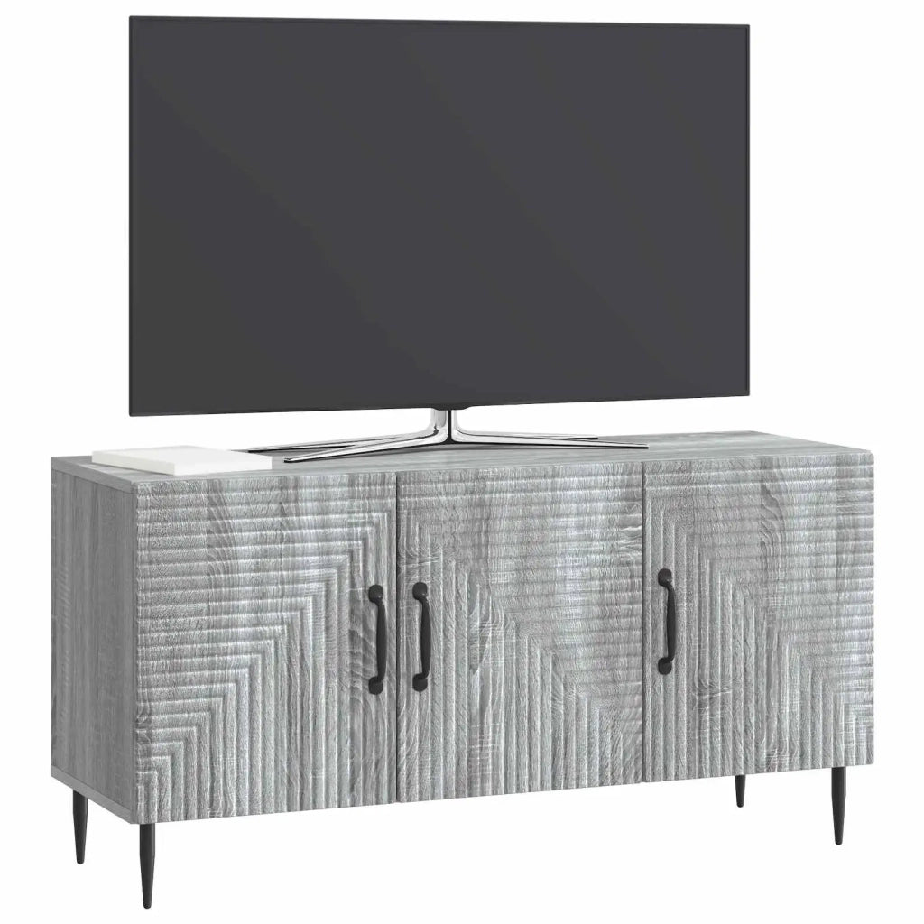 Mobile TV Grigio Sonoma 99 x 34,5 x 50 cm Legno ingegnerizzato 894951