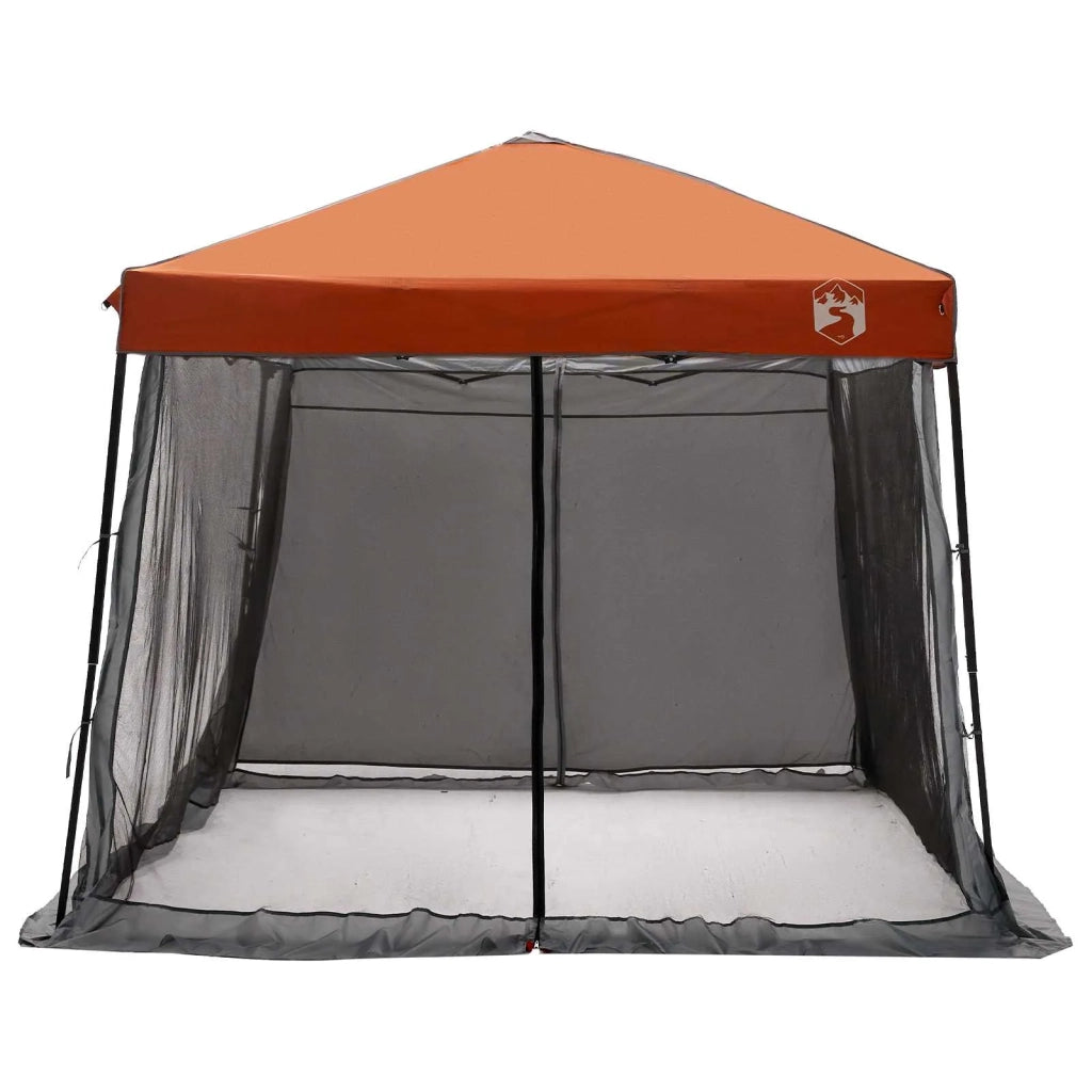 Set di Tende da Campeggio con tetto 2 pcs Grigio e arancione 3337178