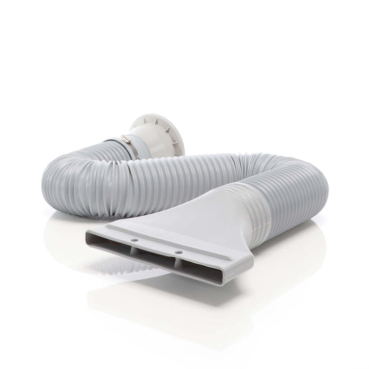 Tubo di scarico condensa condizionatore, tubo flessibile con lunghezza regolabile 0,7-1,7 m, diametro 116mm, anche per cappe e asciugatrici
