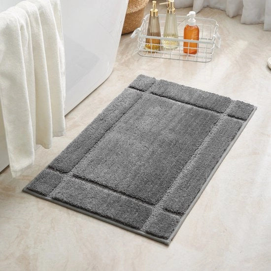Mat anti-slip per la doccia con funzione di assorbimento e riduzione della velocità di uscita dell'acqua, adatto per l'area intorno al water e al gabinetto.