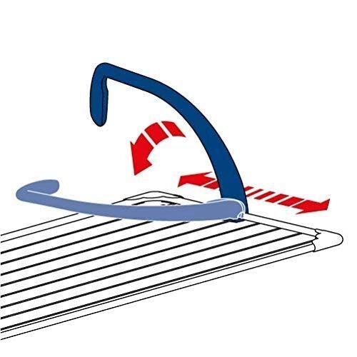 Gimi Brezza 200 Stendino attaccabile Blu, Bianco