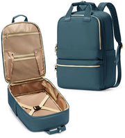 Borsa da viaggio per donne Ryanair 40x20x25 cm, zaino da lavoro impermeabile per uomo e donna, blu pavone.