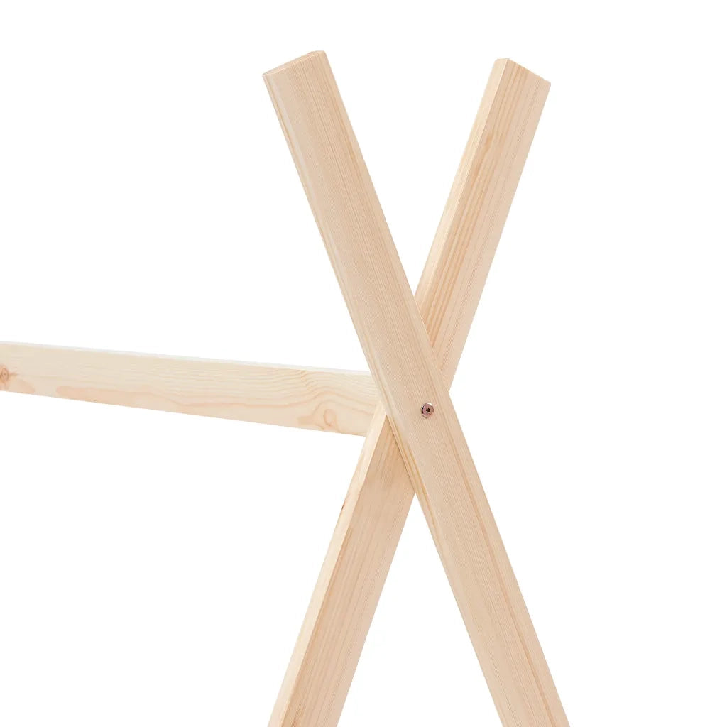 Giroletto per Bambini in Legno Massello di Pino 80x160 cm 283356