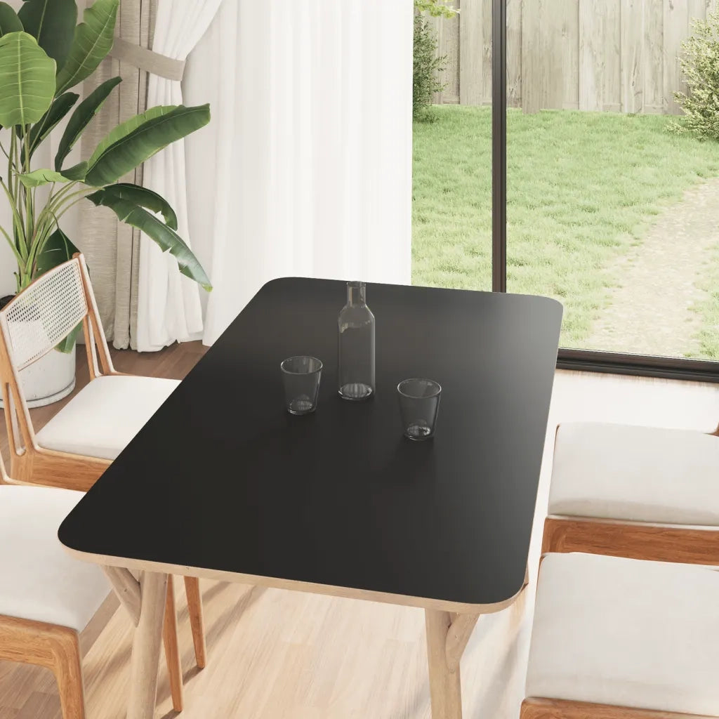 Adesivi per Mobili Autoadesivi Nero Opaco 90x500 cm in PVC CFW9013893