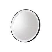 KRIZIA A/M - Applique Led 30W Dimmerabile con Specchio, Touch CCT 3000K-4000K, Antiappannamento, Finitura Nero Satinato - Gealuce