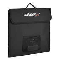 Walimex Pro Cubo di ripresa pronto all'uso (43 x 43 x 43 cm con illuminazione a LED, inclusi inserti per scanalature e diffusore) nero