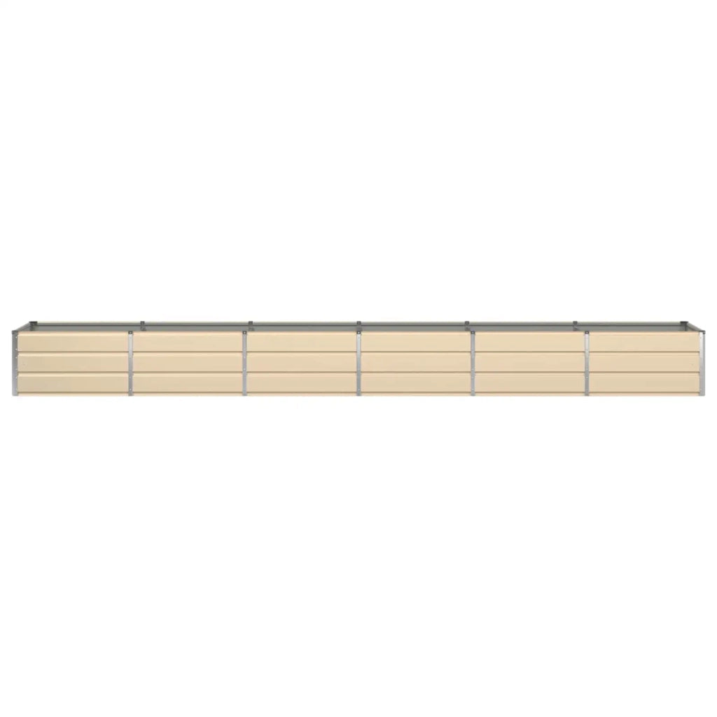 Fioriera Avorio 480 x 80 x 45 cm Acciaio