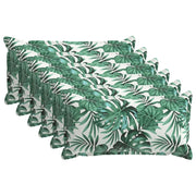 Federa 6 pcs HOUTEN Motivo a Foglie 40 x 80 cm Poliestere 918305