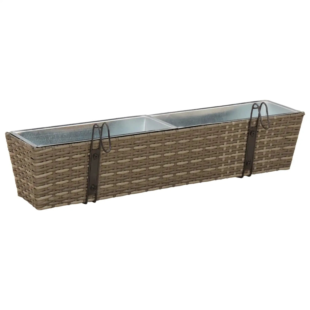 Ringhiera 2 pz 80 x 17 x 17 cm Metallo CFW4207823
