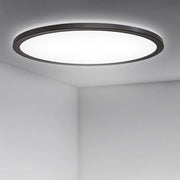 Lampada plafonaria LED ultradensa 18 W 2200 lm 4000 K bianco neutro - impermeabile IP44 - adatta per bagno e soggiorno - 29 cm x 25 cm