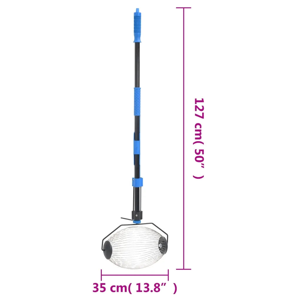 Raccoglitore di Noci Blu 127 cm in Acciaio 364827