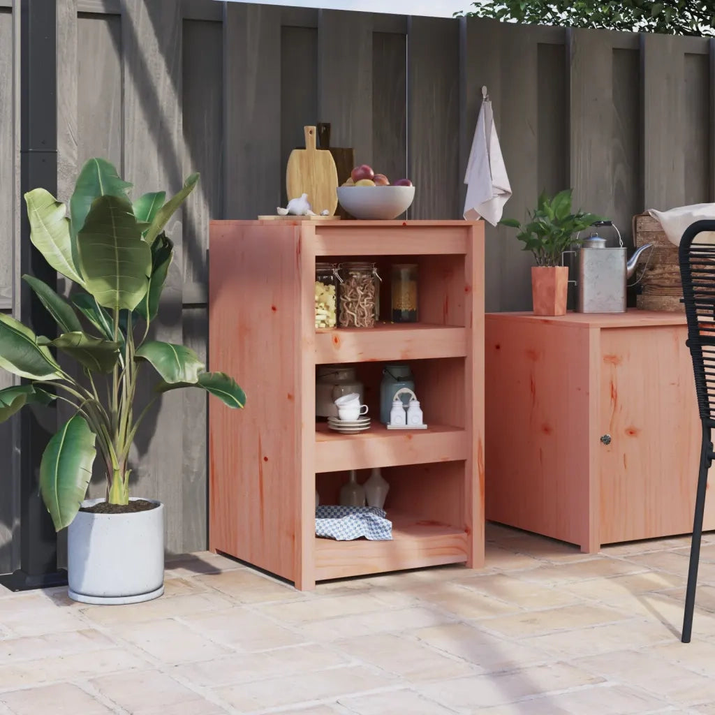 Mobile da Cucina da Esterno-Armadio da cucina 55x55x92 cm Legno Massello di Douglas 524416