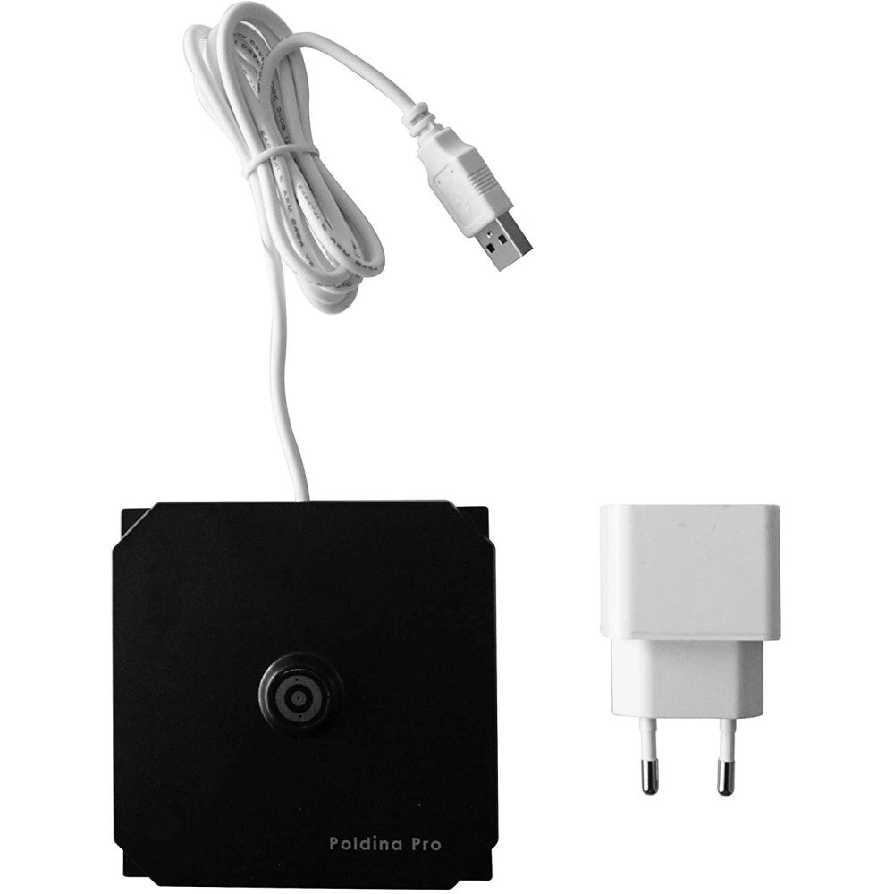 Lampada a led da tavolo Poldina Pro Mini Cromo lucido ricaricabile e dimmerabile con batteria fino a 12 ore