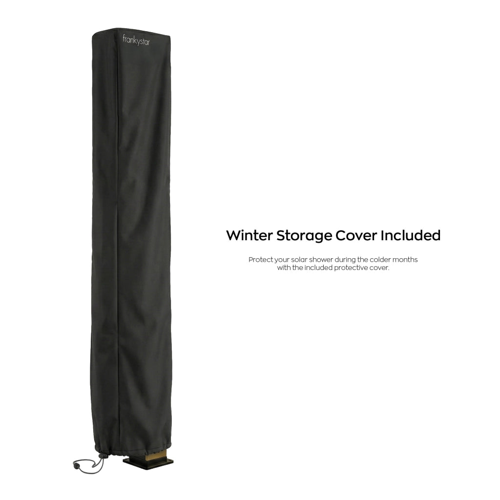 Doccia solare da giardino da 40L con pedana - Surya Gold & Dasar