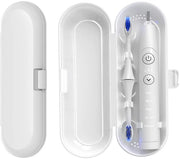 Oggetto per tenere la spazzola da denti - Supporto per spazzola da denti portatile - Bianco - Spazzola da denti elettrica - Ideale per viaggi - Per uso di lavoro e vacanze
