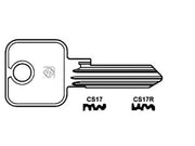 CHIAVI PER CILINDRI CISA 5 SPINE GRANDI- - CS17R SX - 10 pezzi SILCA