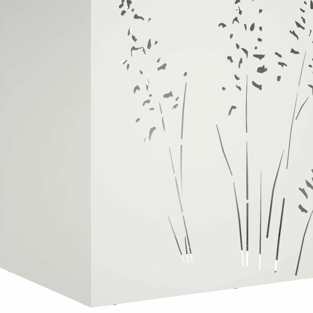 Vaso da giardino 2 pz Bianco 50 x 30 x 75 cm 8005781