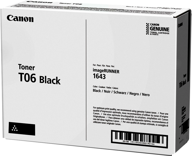 Canon T06 cartuccia toner 1 pz Originale Nero