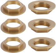 Ferraglie di sicurezza 6 pezzi - Flangia a 6 lobi - Acciaio - G1/2 cavo interno - Resistente alla corrosione - Facili da installare - Ferraglie di sicurezza