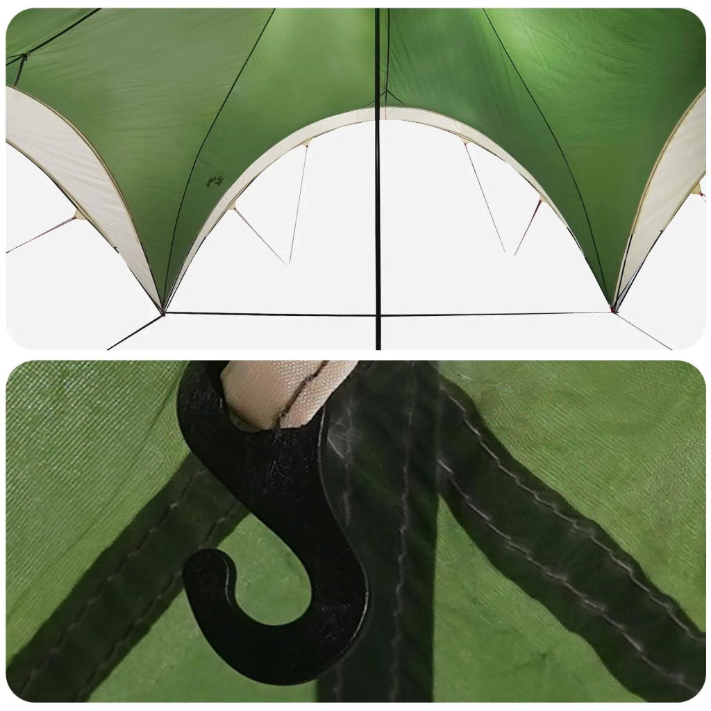 Tenda Party Verde 600 x 600 x 400 cm Poliestere e Acciaio 42028611