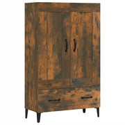 Credenza | Madia | Buffet da pranzo | Armadio da pranzo Rovere Fumo 70x31x115 cm in Legno Multistrato