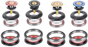 Set di sterzo per bicicletta 1 1/8 - Vite per forcella - Leggero e resistente - 42 mm e 52 mm - Ideale per biciclette - Adatto a diverse tipologie di biciclette